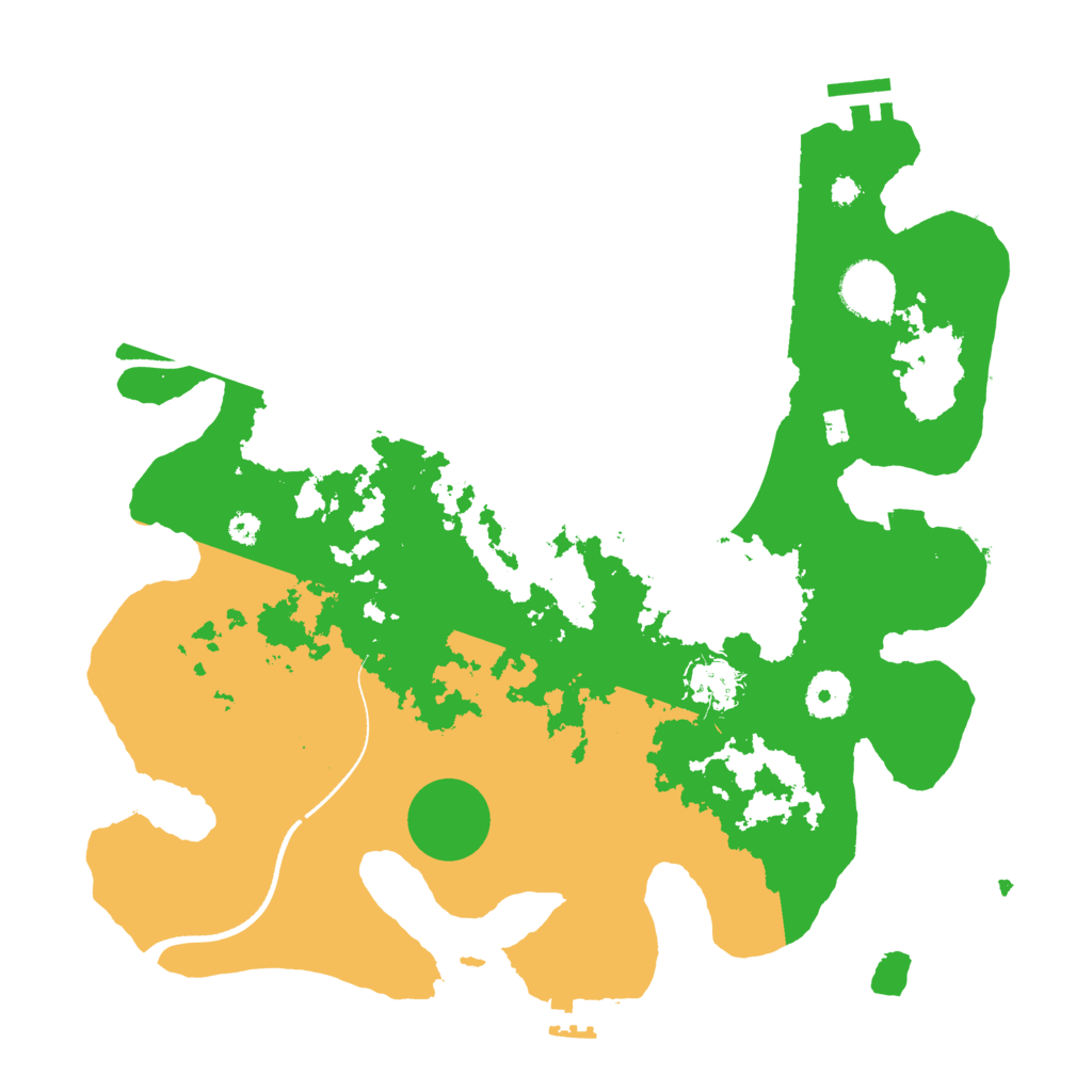 Biome Rust Map: Procedural Map, Size: 3500, Seed: 202107142