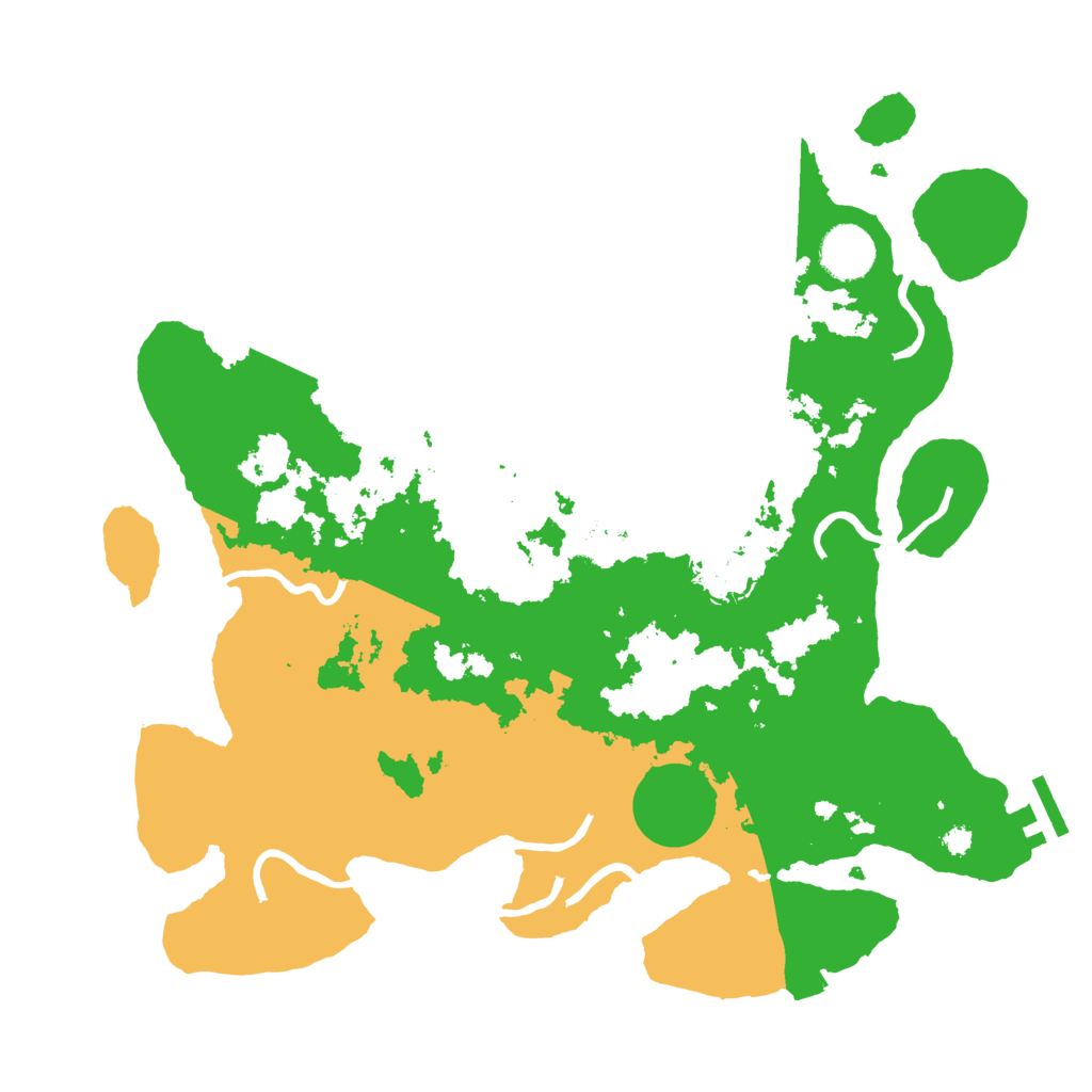 Biome Rust Map: Procedural Map, Size: 3500, Seed: 508926326