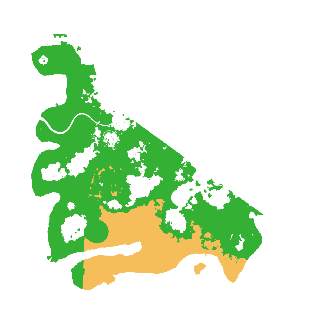 Biome Rust Map: Procedural Map, Size: 3500, Seed: 734873