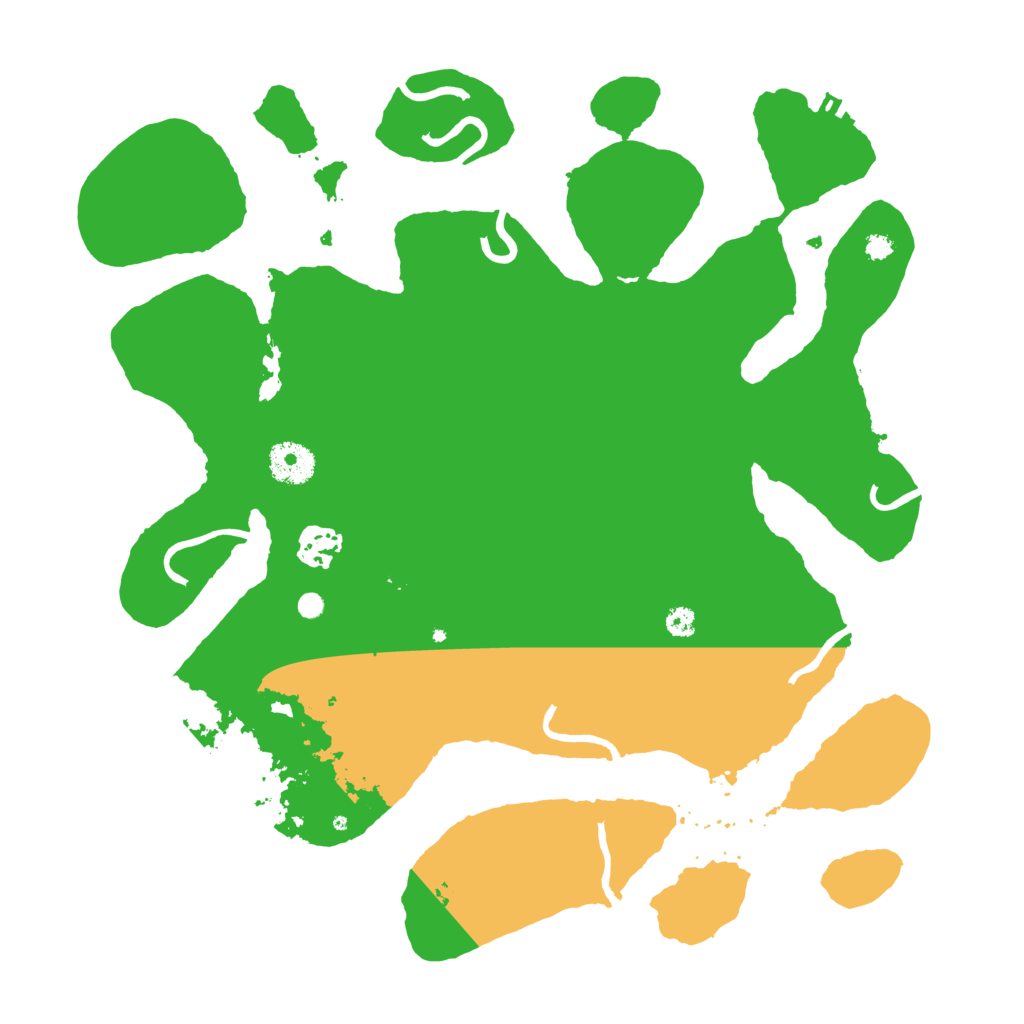 Biome Rust Map: Procedural Map, Size: 3500, Seed: 21232079