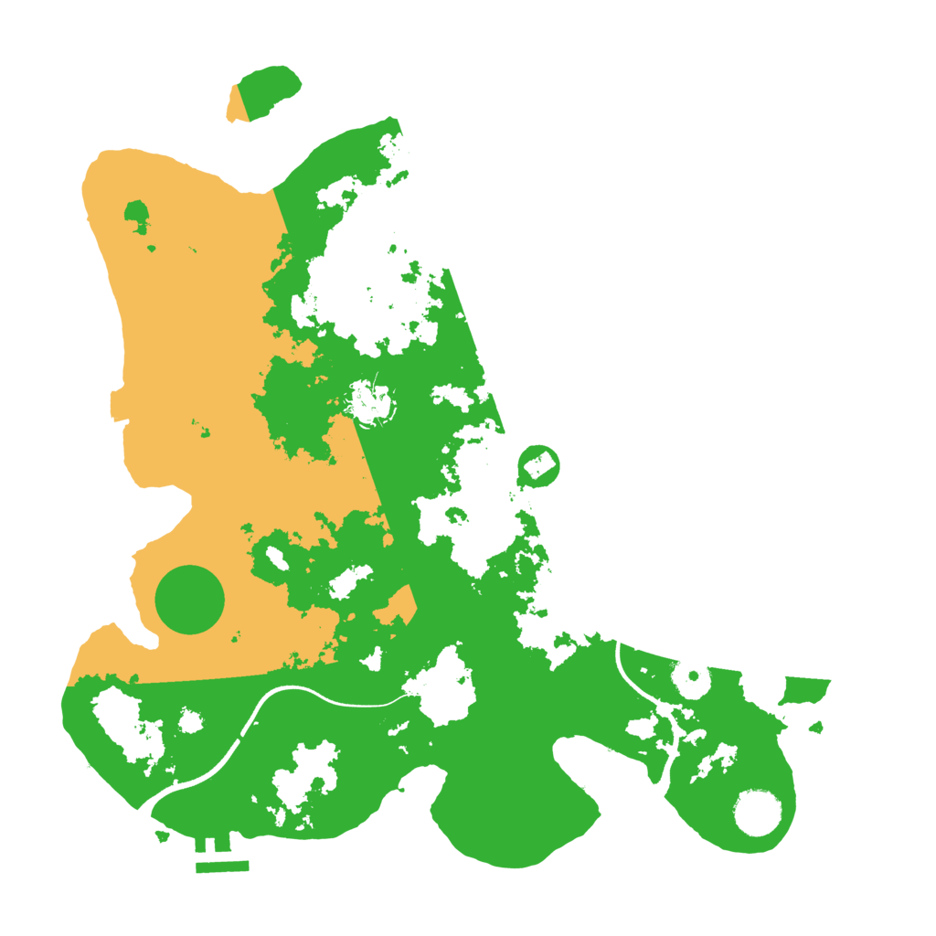 Biome Rust Map: Procedural Map, Size: 3560, Seed: 572343