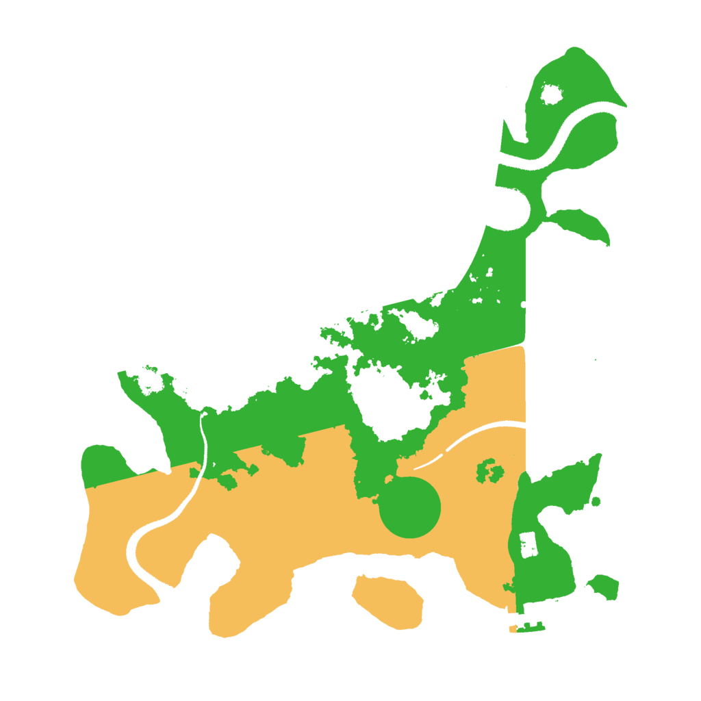 Biome Rust Map: Procedural Map, Size: 3000, Seed: 1319013009