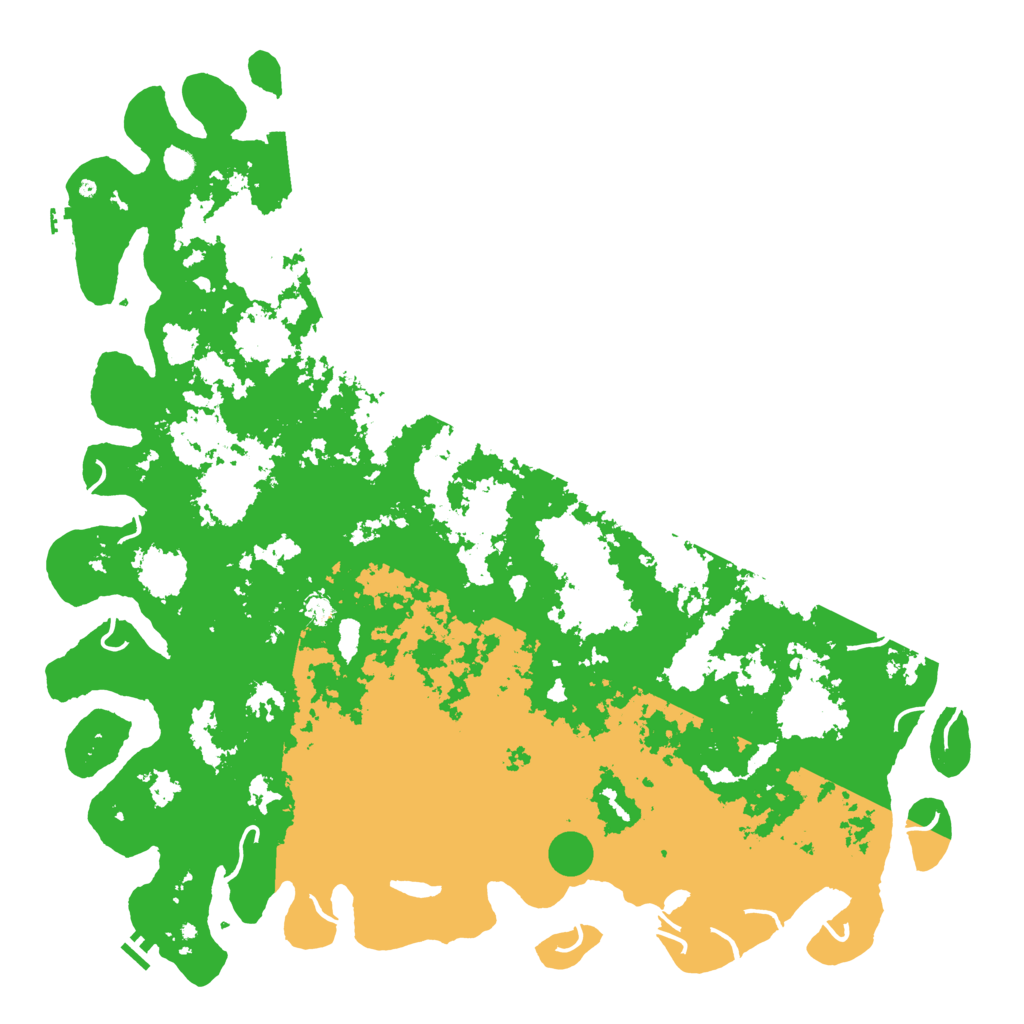 Biome Rust Map: Procedural Map, Size: 6000, Seed: 1249090449