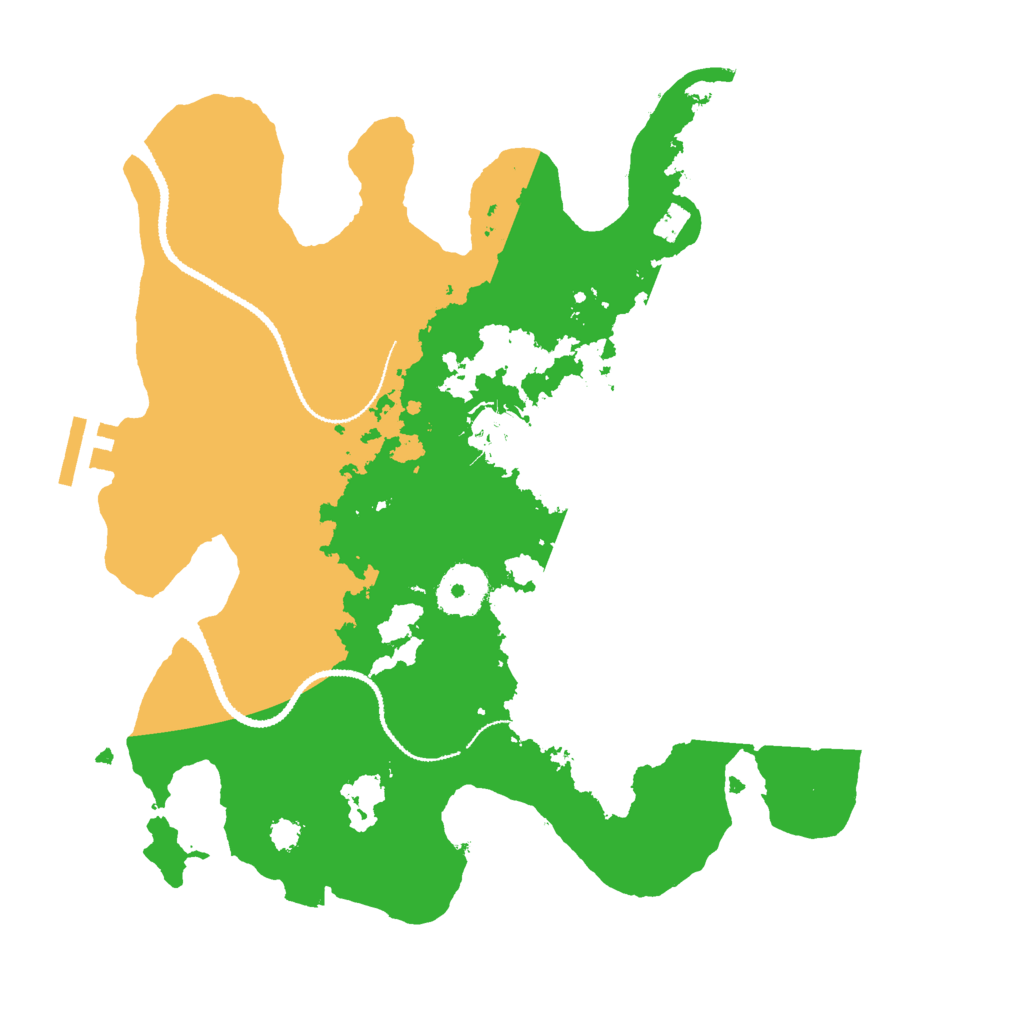 Biome Rust Map: Procedural Map, Size: 3000, Seed: 85674