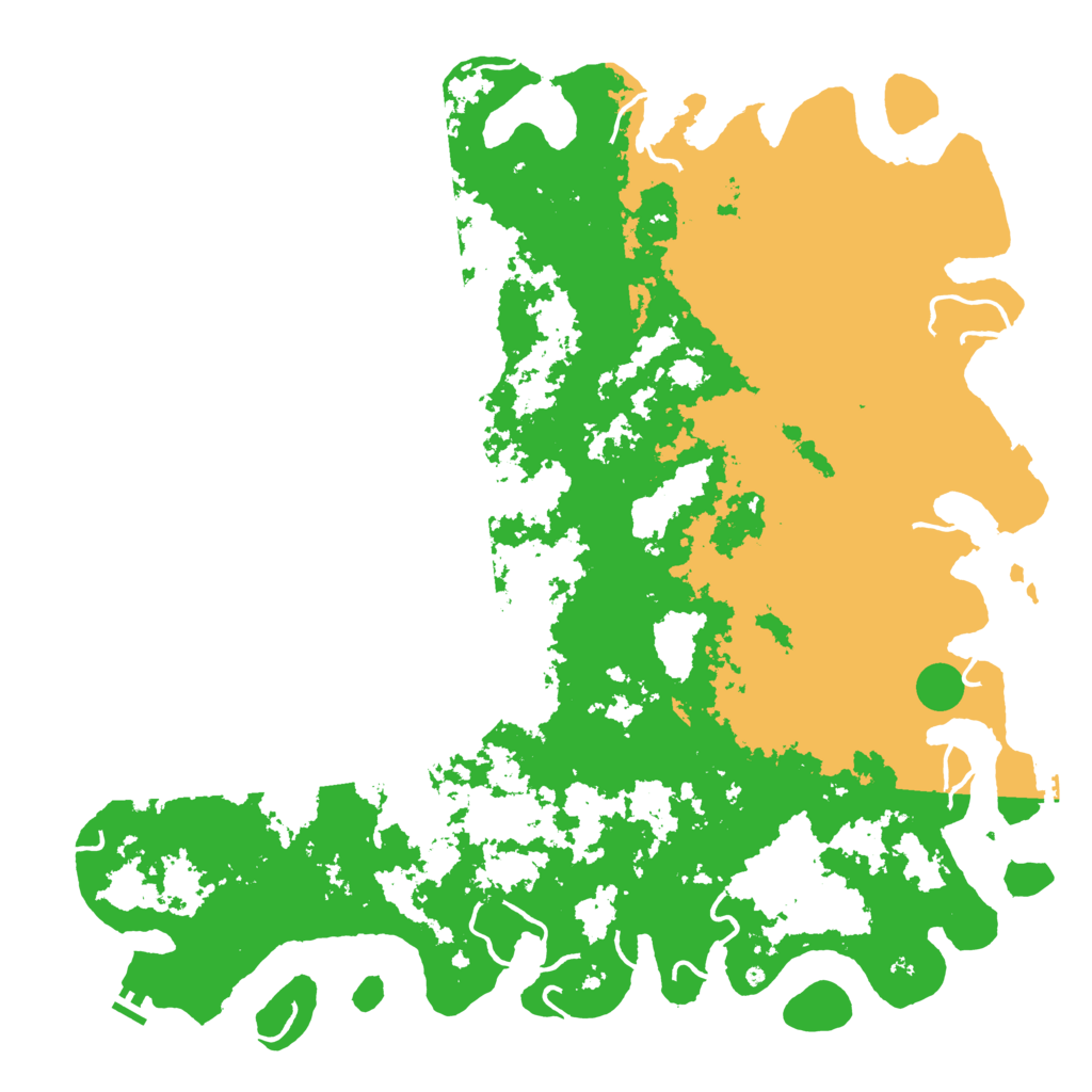 Biome Rust Map: Procedural Map, Size: 6000, Seed: 122221708