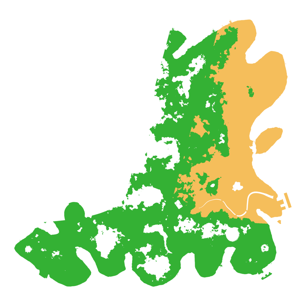 Biome Rust Map: Procedural Map, Size: 4000, Seed: 884174465