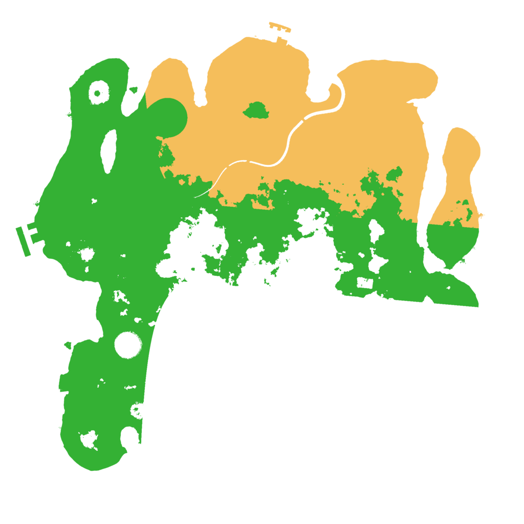 Biome Rust Map: Procedural Map, Size: 3500, Seed: 568108656