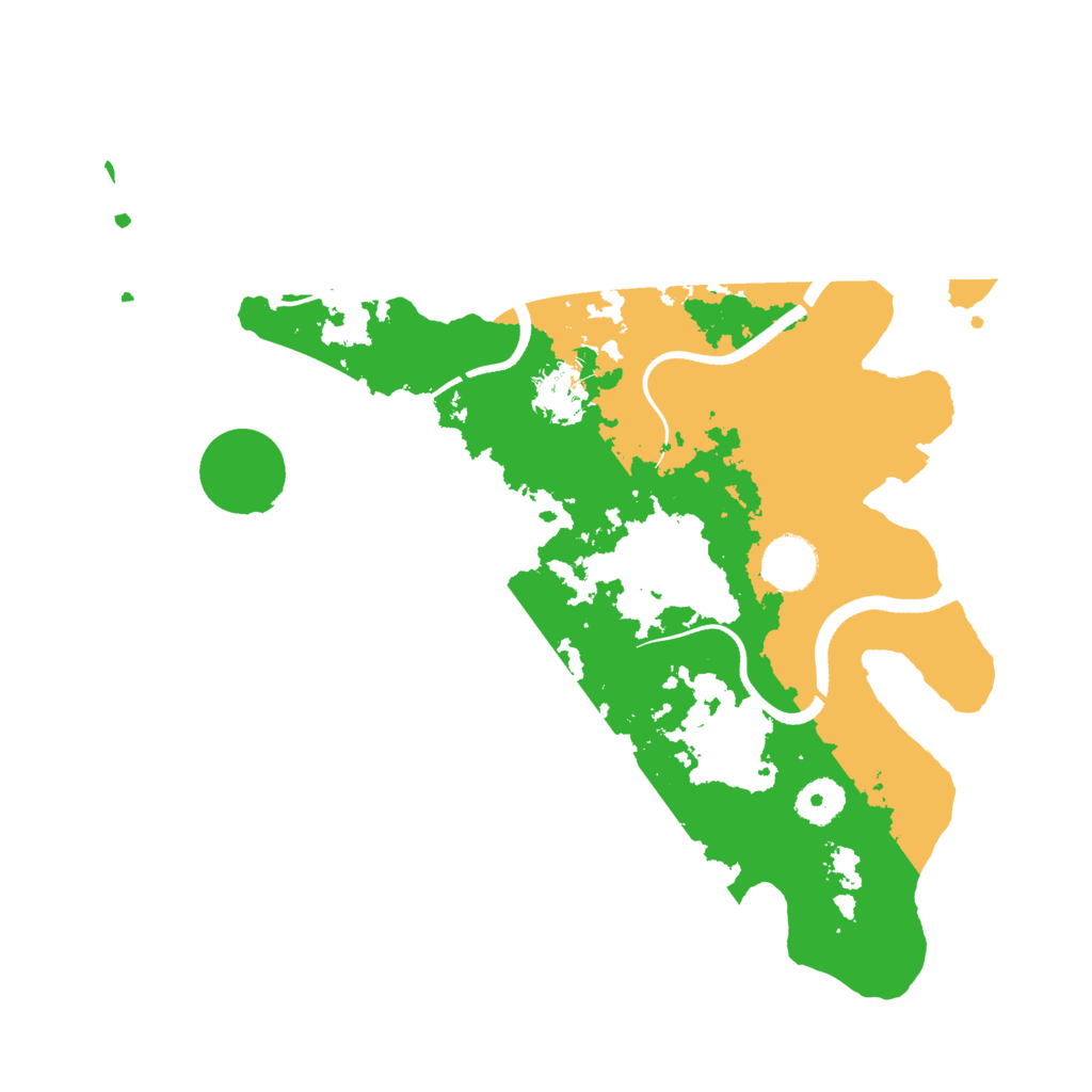 Biome Rust Map: Procedural Map, Size: 3500, Seed: 1652402176