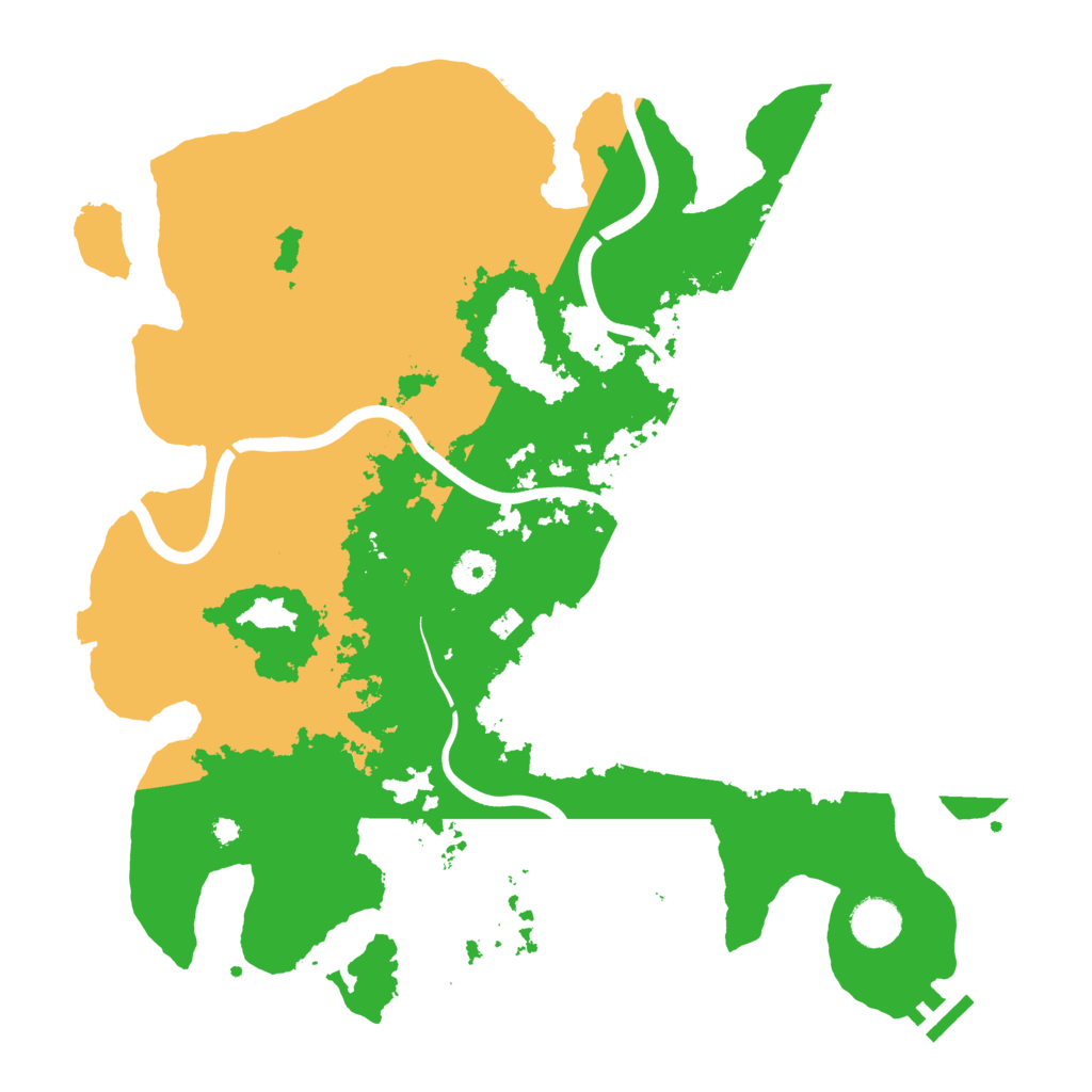 Biome Rust Map: Procedural Map, Size: 3850, Seed: 179400546