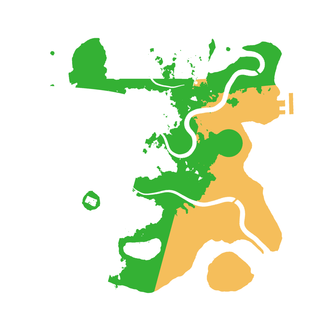 Biome Rust Map: Procedural Map, Size: 3000, Seed: 567623927
