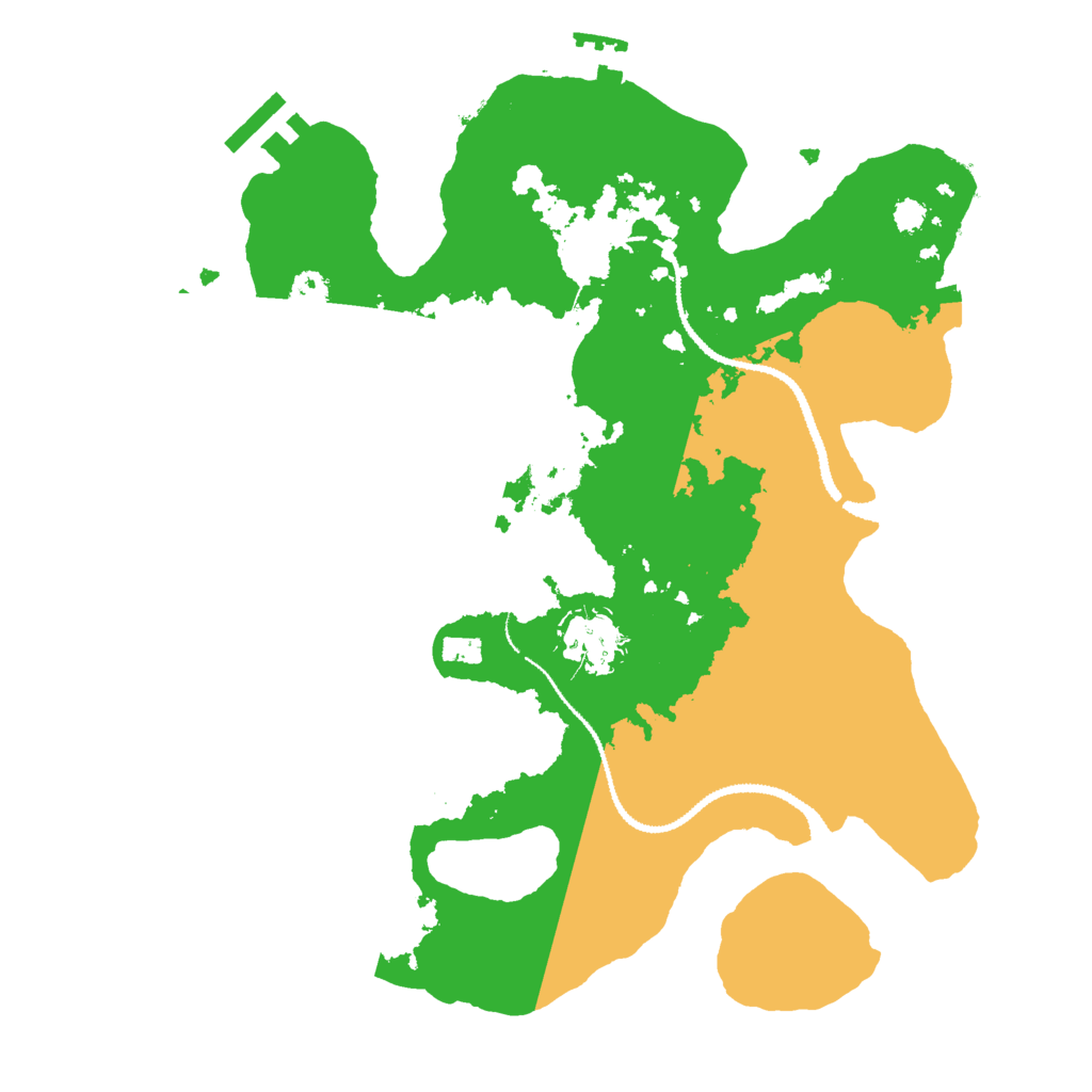 Biome Rust Map: Procedural Map, Size: 3000, Seed: 567623927