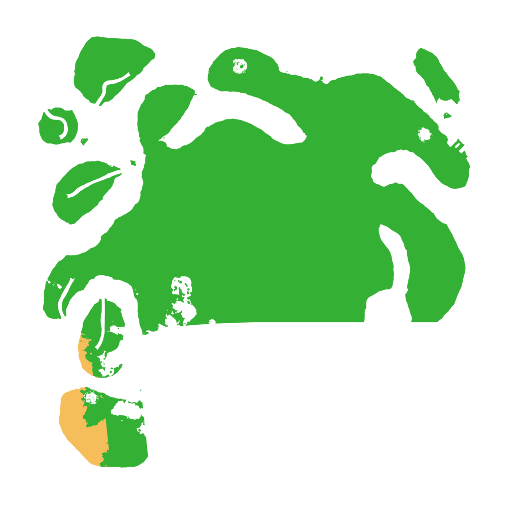 Biome Rust Map: Procedural Map, Size: 3500, Seed: 7613482