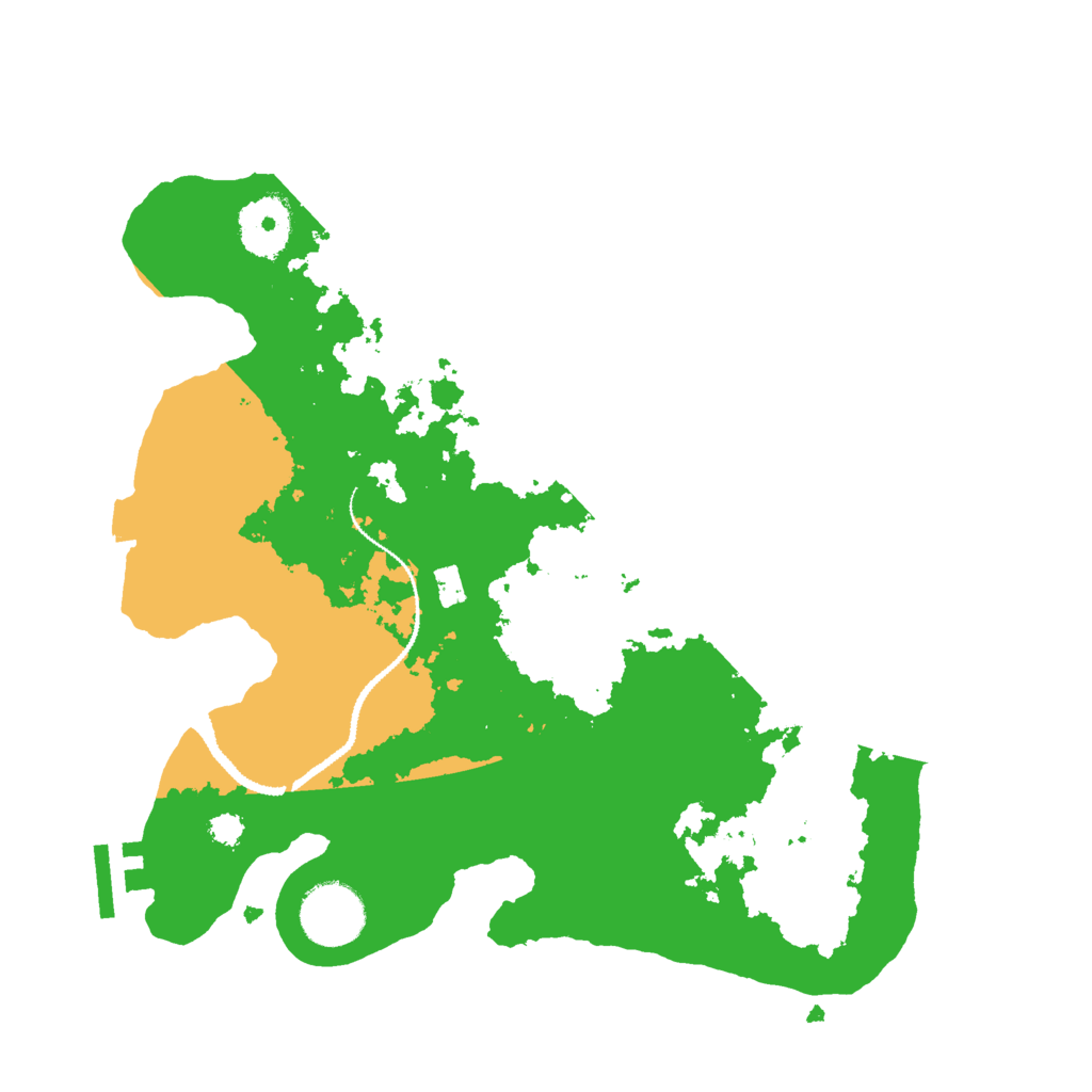 Biome Rust Map: Procedural Map, Size: 3000, Seed: 102647386