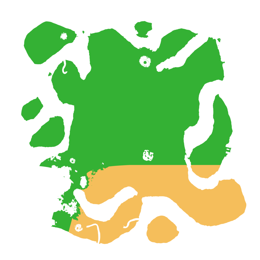 Biome Rust Map: Procedural Map, Size: 3500, Seed: 567623927