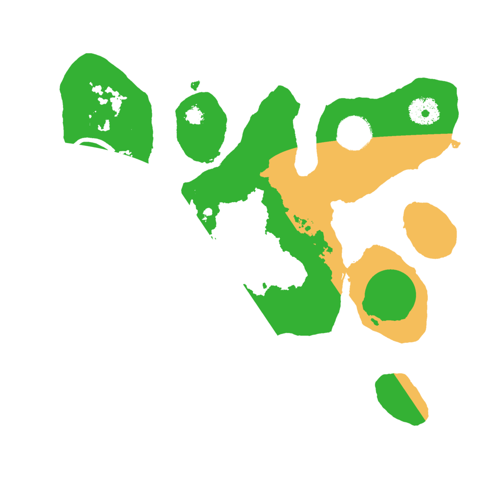 Biome Rust Map: Procedural Map, Size: 2600, Seed: 4635