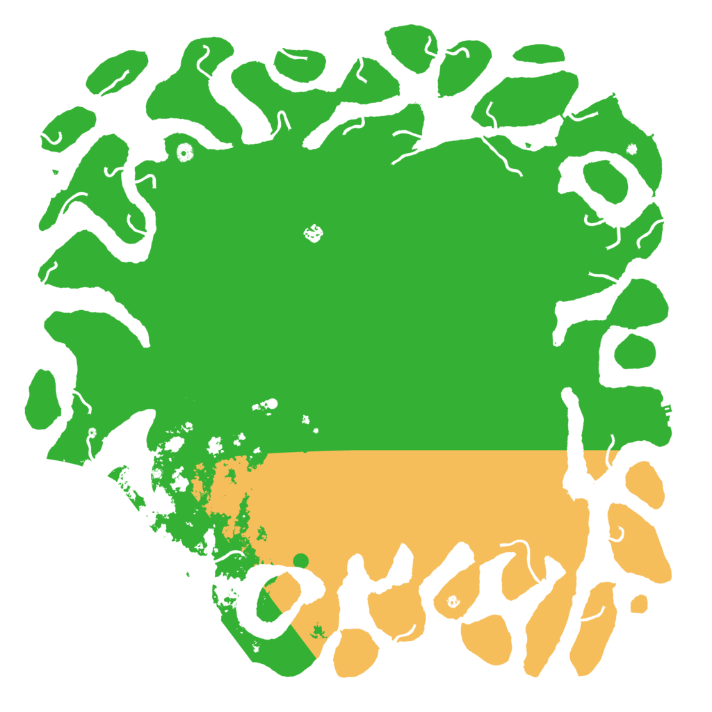 Biome Rust Map: Procedural Map, Size: 6000, Seed: 7886