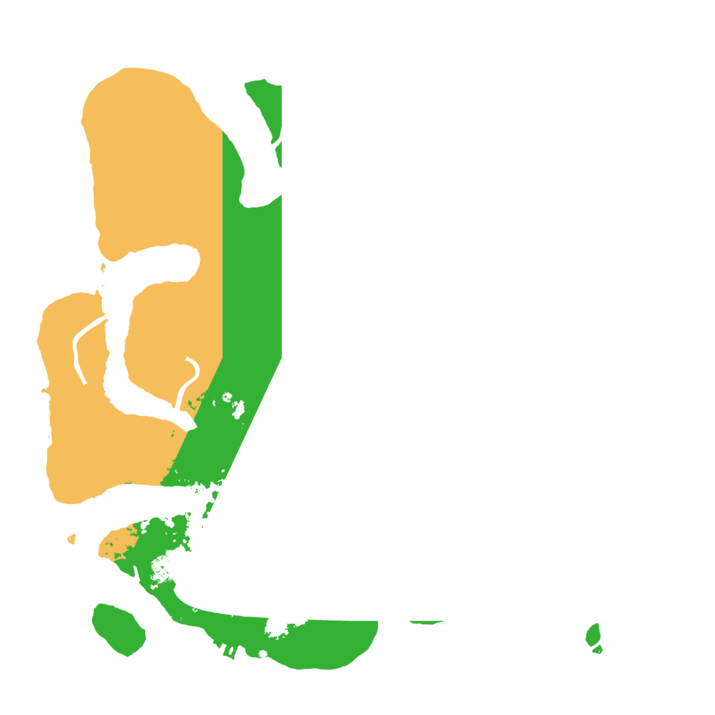 Biome Rust Map: Procedural Map, Size: 3700, Seed: 1927225694