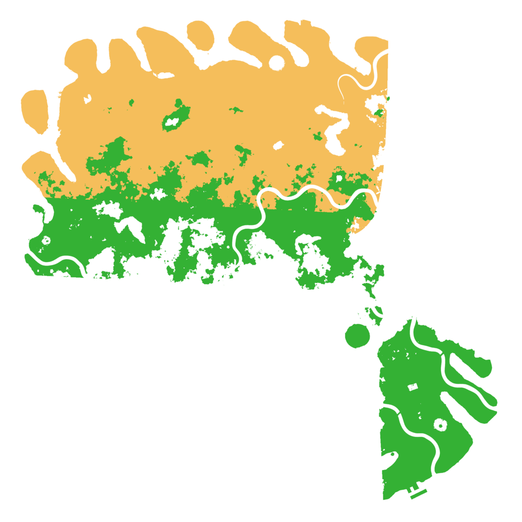 Biome Rust Map: Procedural Map, Size: 6000, Seed: 1492648455