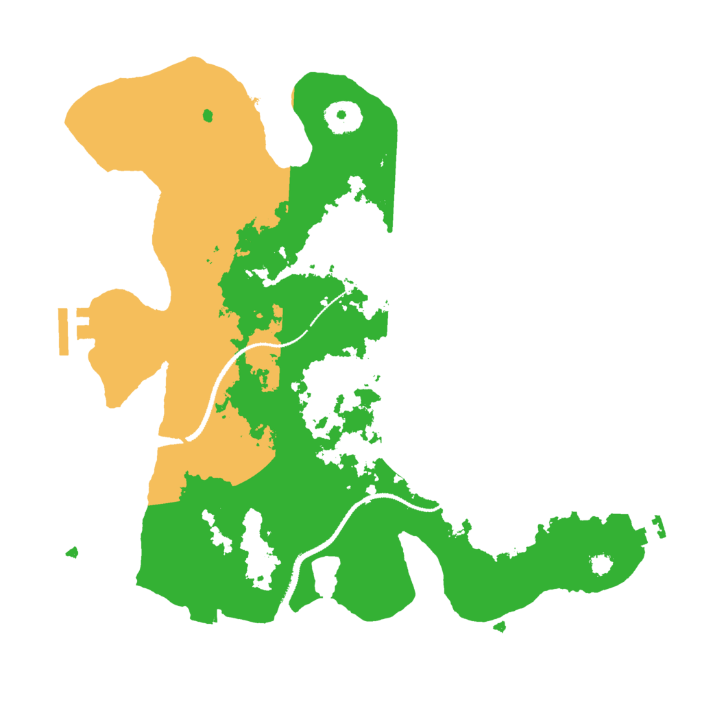 Biome Rust Map: Procedural Map, Size: 3000, Seed: 2422180