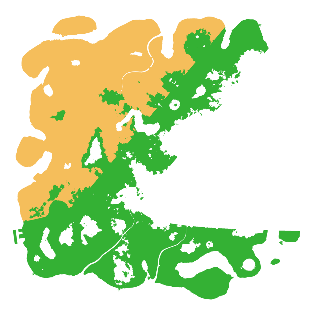Biome Rust Map: Procedural Map, Size: 4500, Seed: 823585991