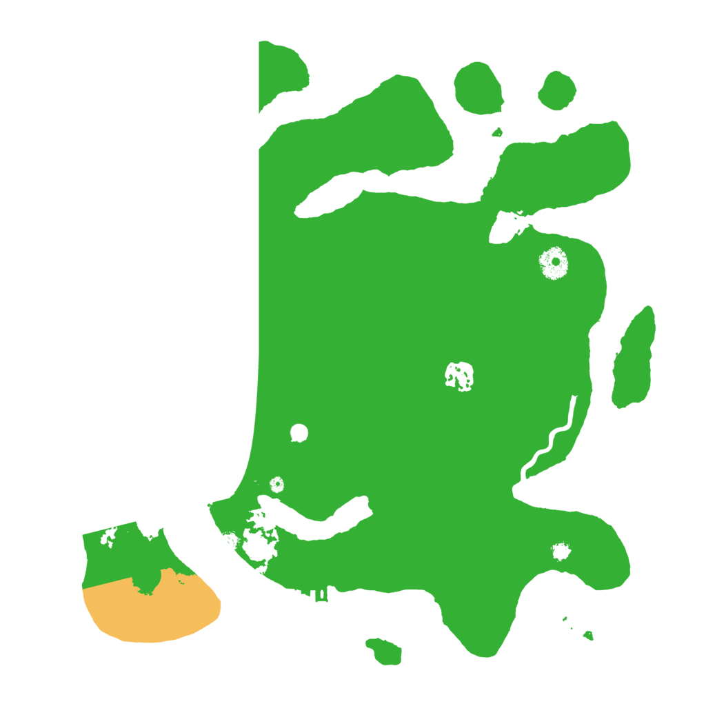 Biome Rust Map: Procedural Map, Size: 3500, Seed: 41524152