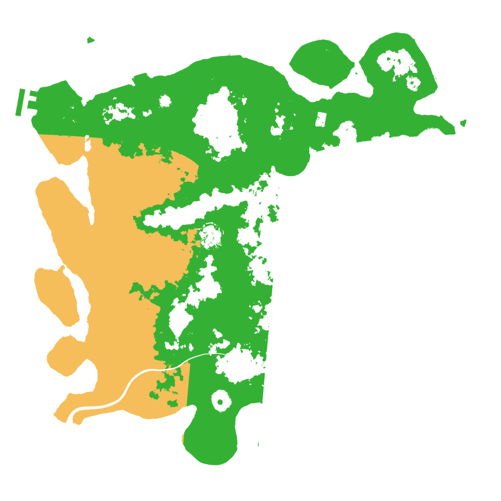 Biome Rust Map: Procedural Map, Size: 3700, Seed: 471143769