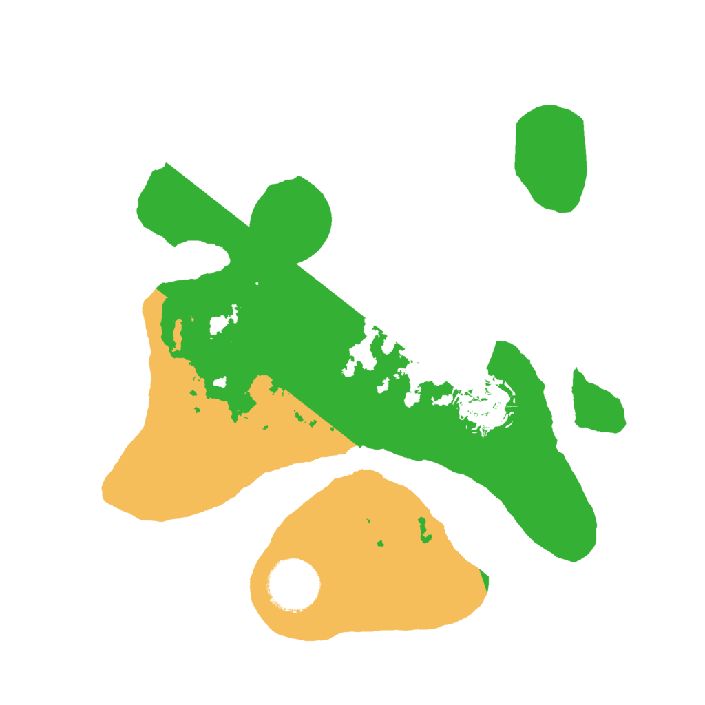 Biome Rust Map: Barren, Size: 2400, Seed: 1366258815