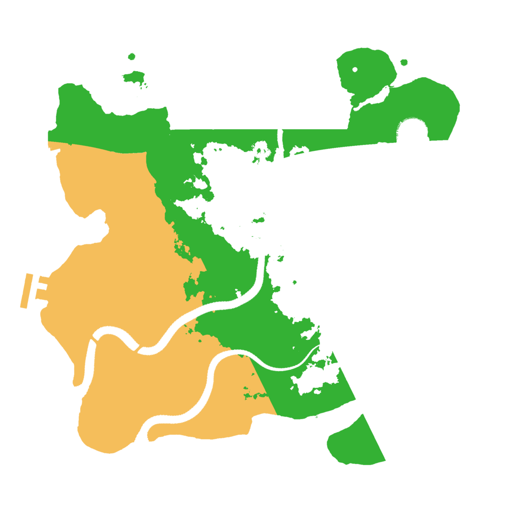 Biome Rust Map: Procedural Map, Size: 3000, Seed: 691169