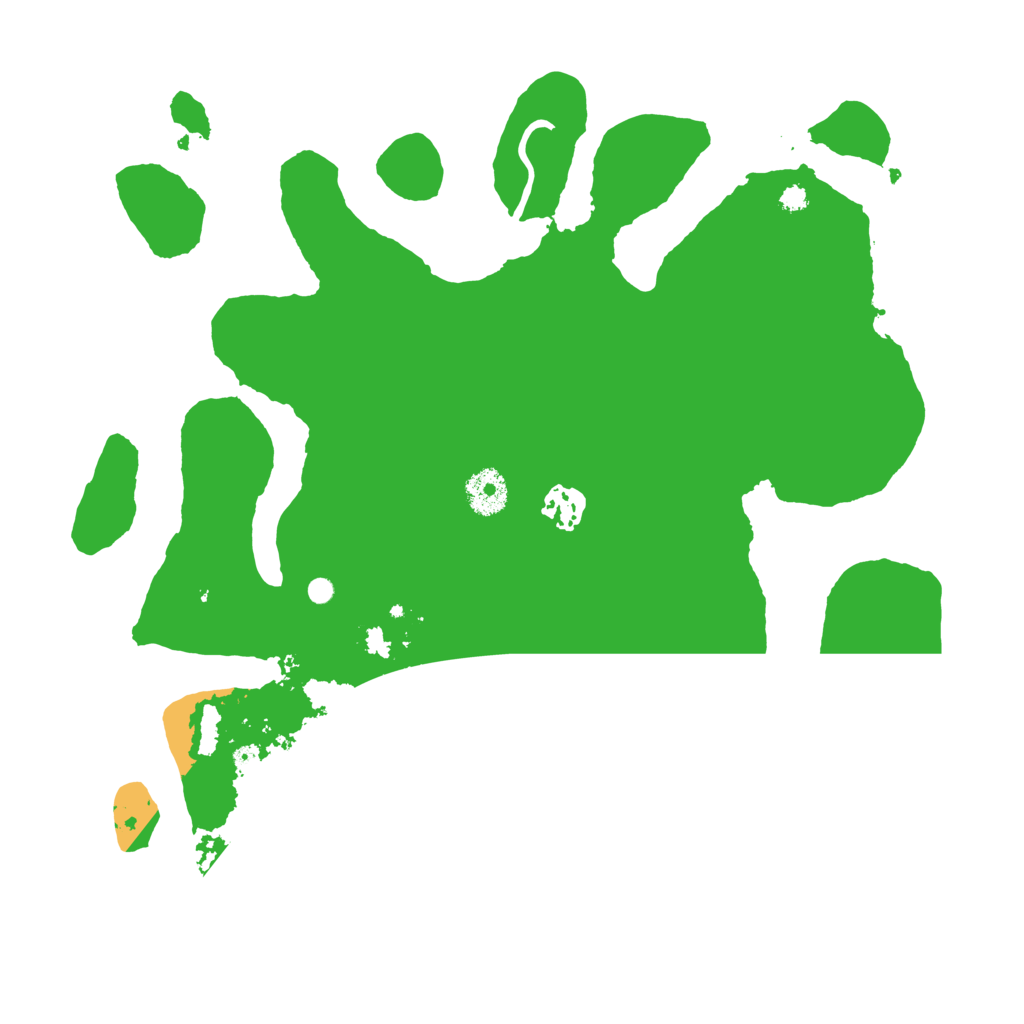 Biome Rust Map: Procedural Map, Size: 3500, Seed: 1654982