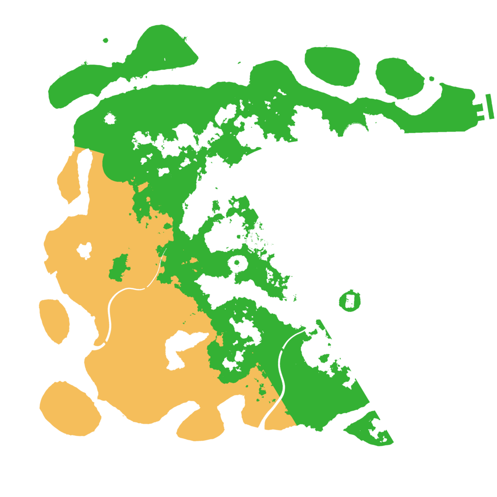 Biome Rust Map: Procedural Map, Size: 4000, Seed: 99876