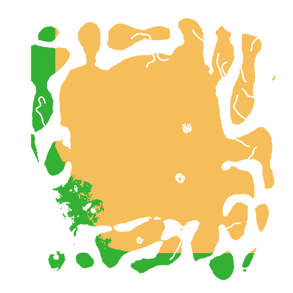 Biome Rust Map: Procedural Map, Size: 4500, Seed: 13120