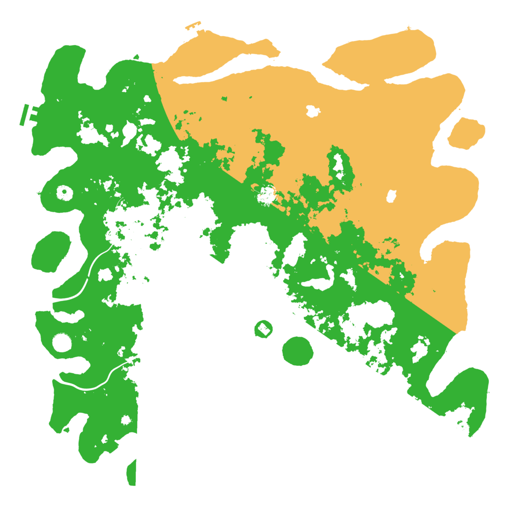 Biome Rust Map: Procedural Map, Size: 4749, Seed: 540909014