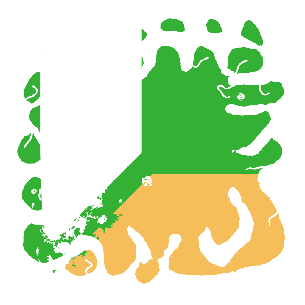 Biome Rust Map: Procedural Map, Size: 4300, Seed: 734574