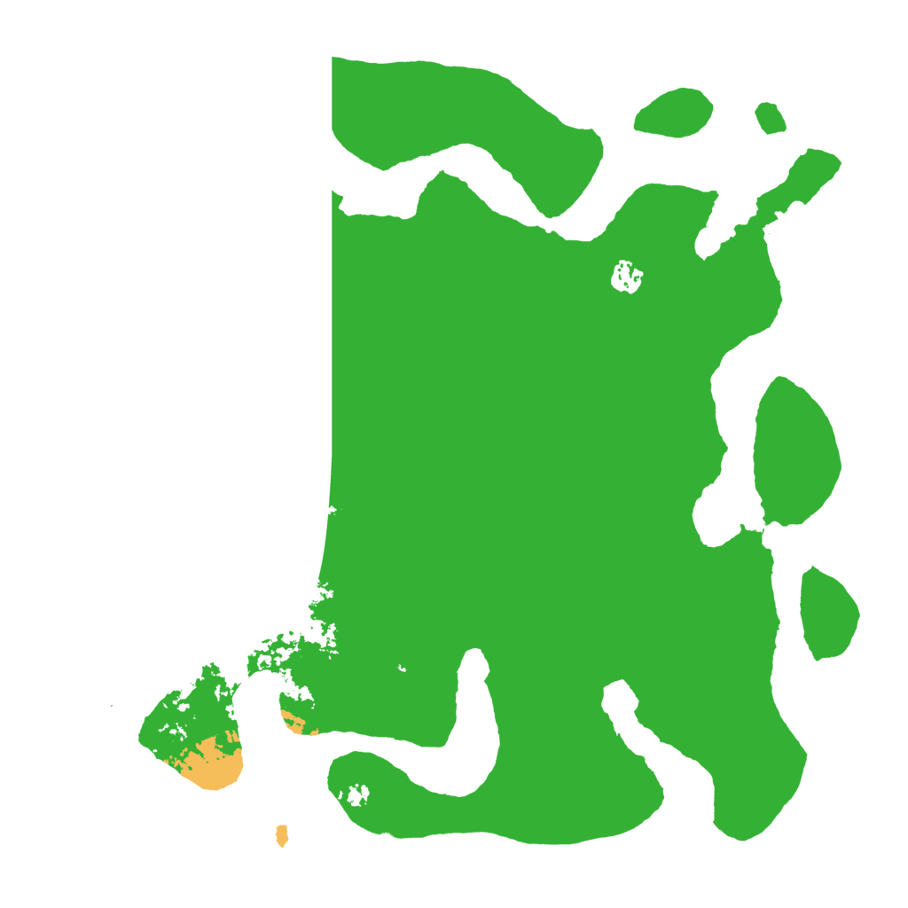 Biome Rust Map: Barren, Size: 4300, Seed: 7145