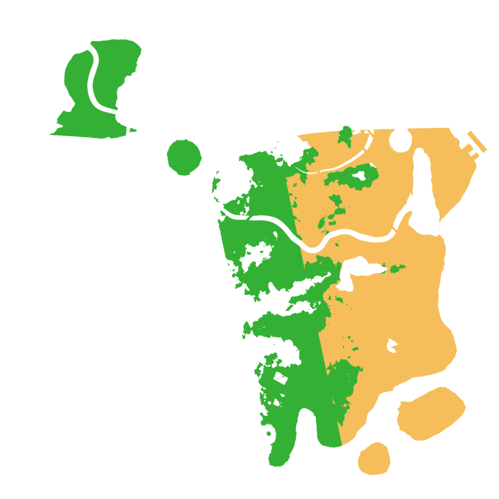 Biome Rust Map: Procedural Map, Size: 4000, Seed: 5544686