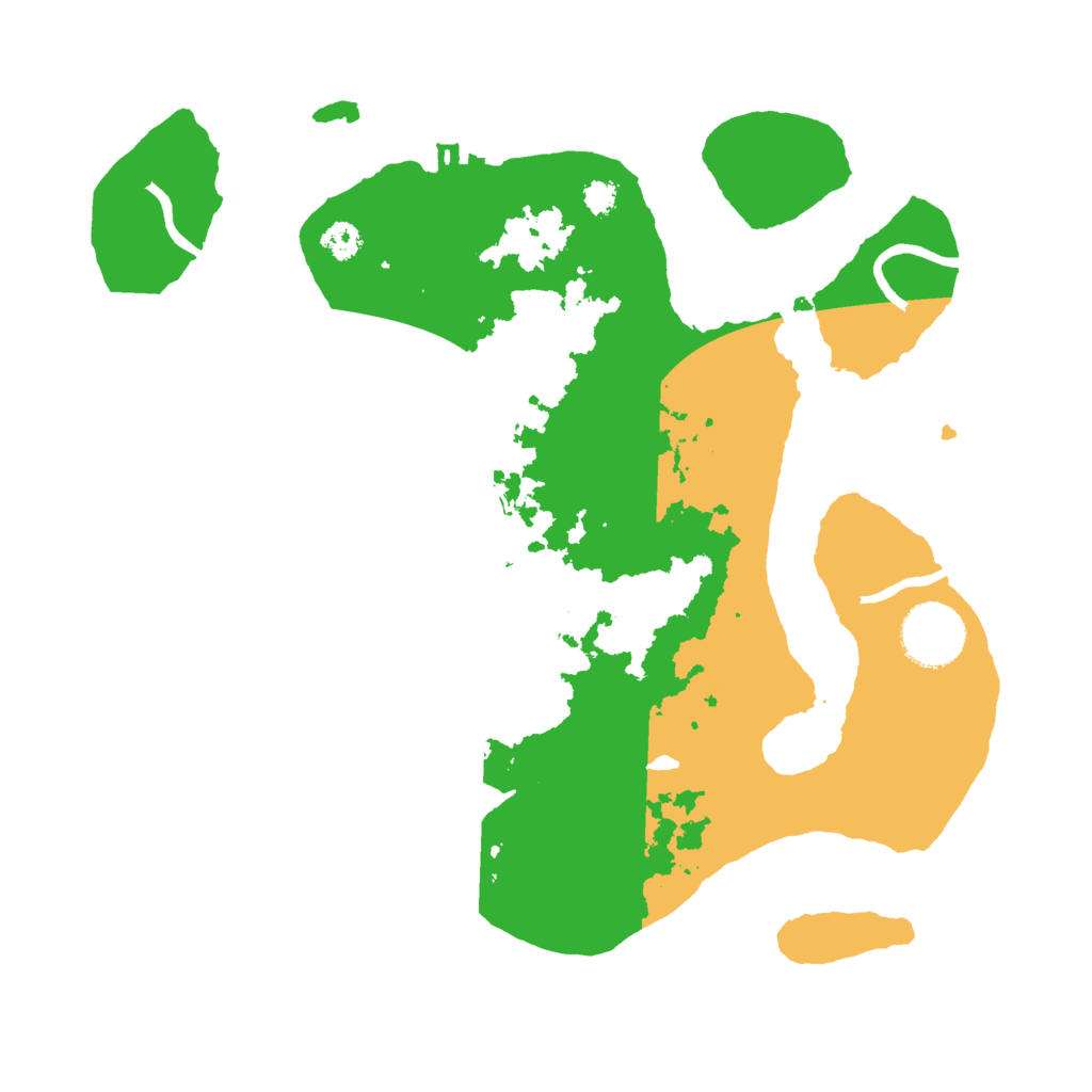 Biome Rust Map: Procedural Map, Size: 3000, Seed: 1369013966