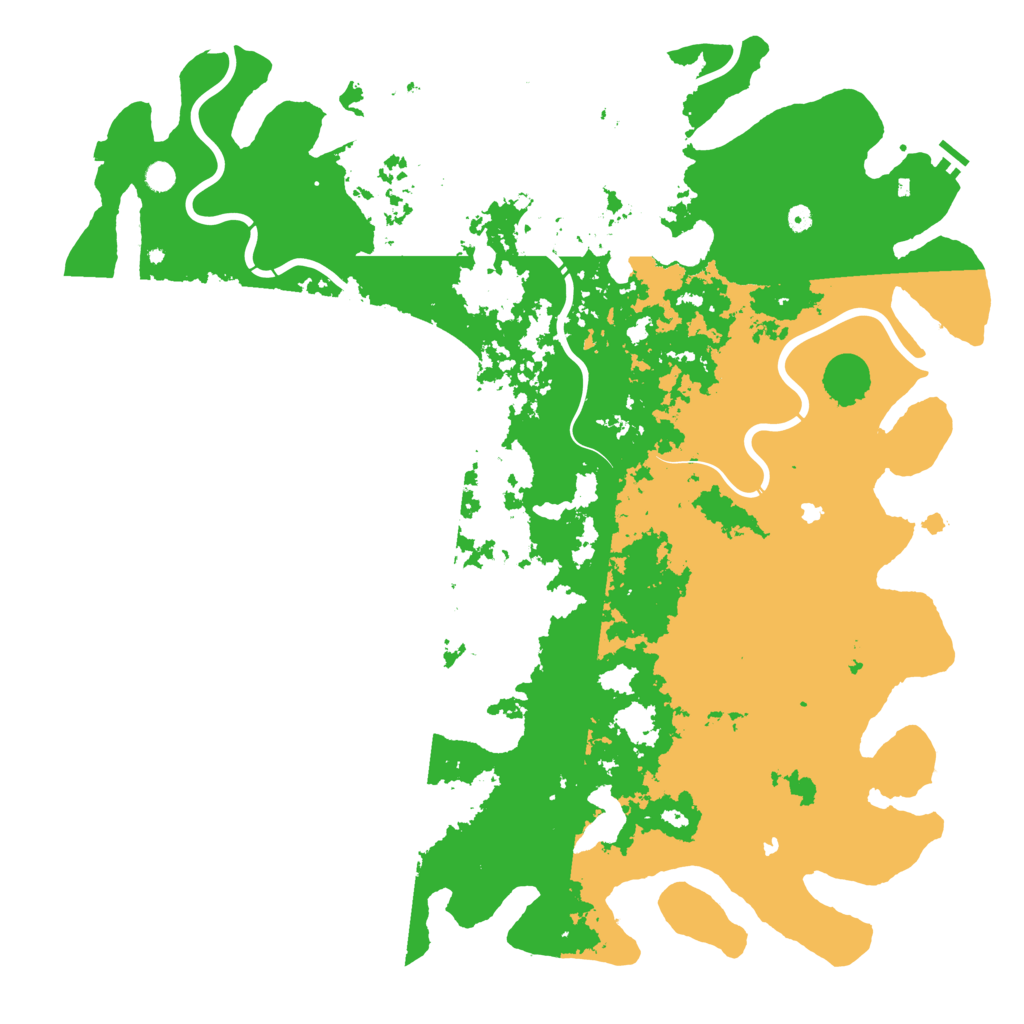 Biome Rust Map: Procedural Map, Size: 6000, Seed: 1621915972