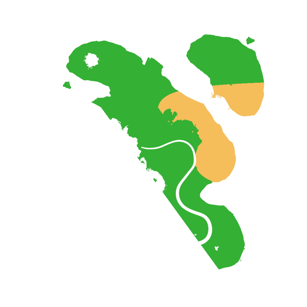 Biome Rust Map: Procedural Map, Size: 2000, Seed: 34536