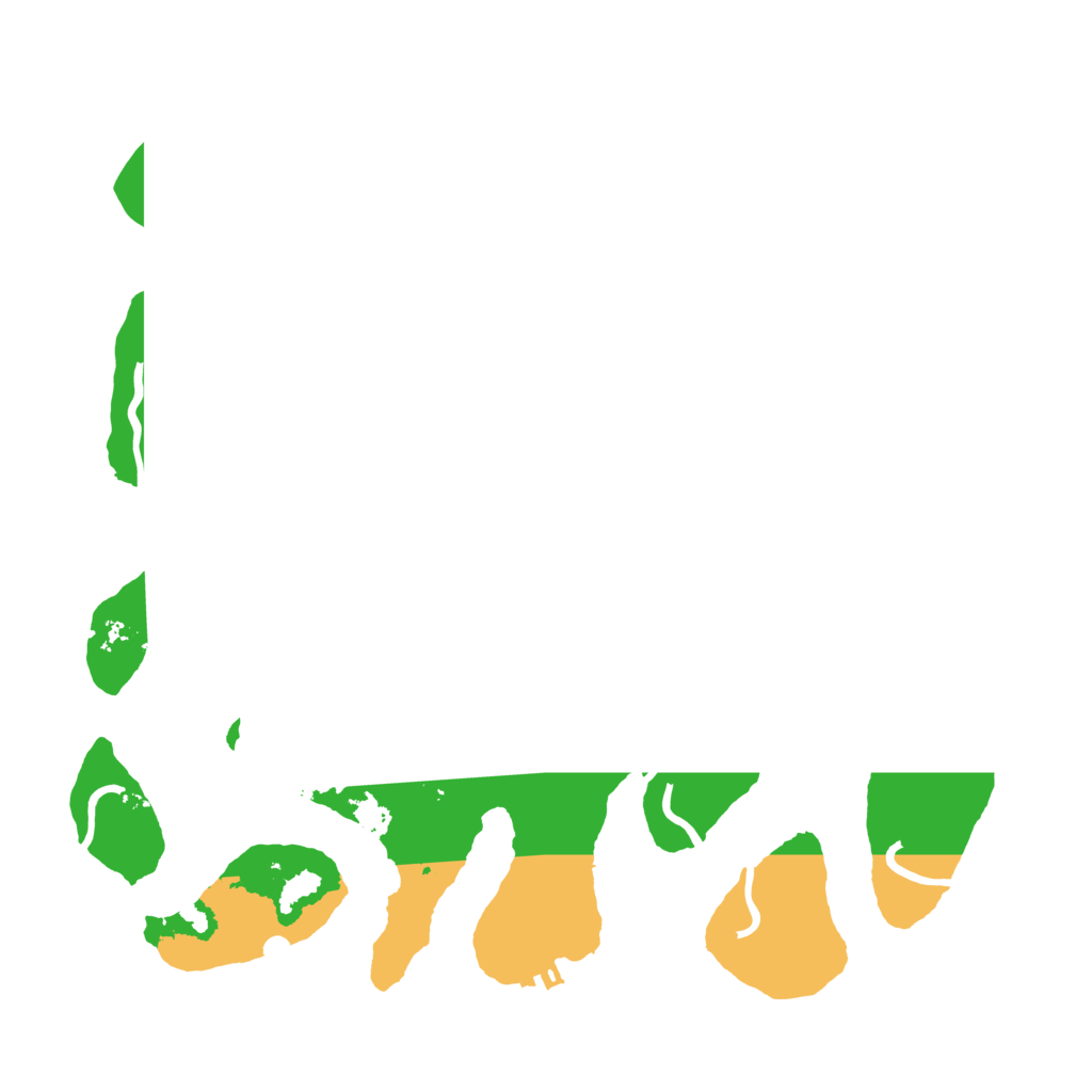 Biome Rust Map: Procedural Map, Size: 3500, Seed: 85577