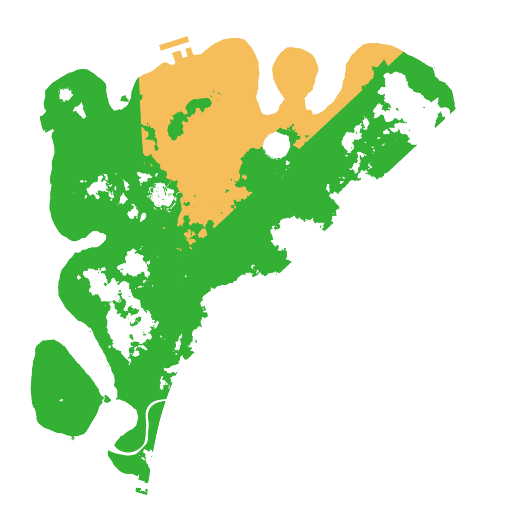 Biome Rust Map: Procedural Map, Size: 3507, Seed: 1026072653