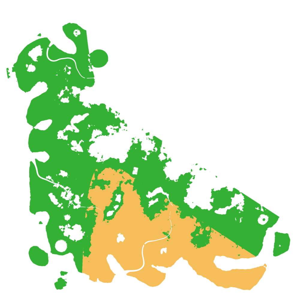 Biome Rust Map: Procedural Map, Size: 4500, Seed: 6467447