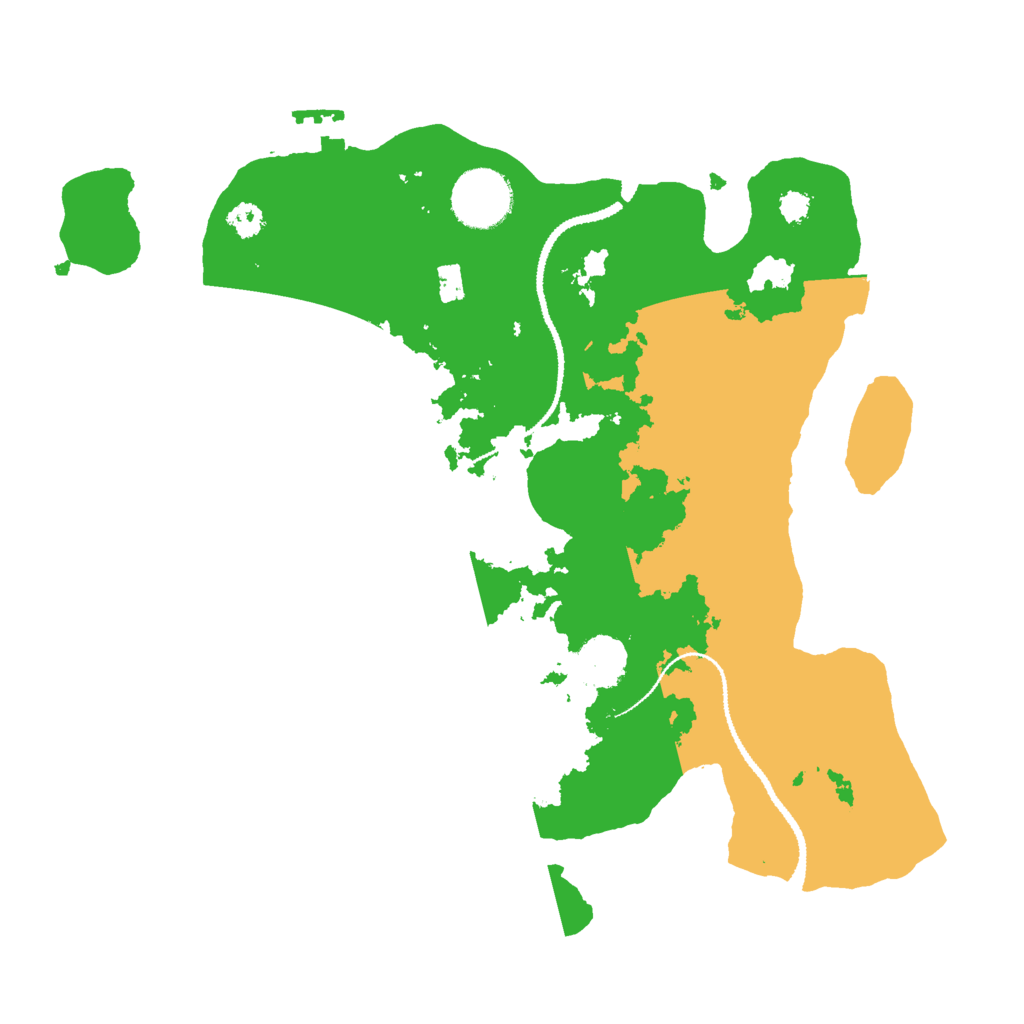 Biome Rust Map: Procedural Map, Size: 3000, Seed: 44580200