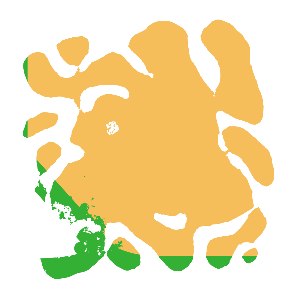 Biome Rust Map: Barren, Size: 3500, Seed: 1909434676