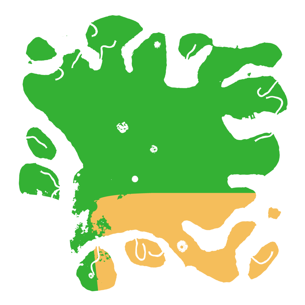 Biome Rust Map: Procedural Map, Size: 4200, Seed: 543