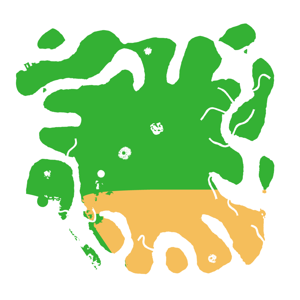 Biome Rust Map: Procedural Map, Size: 3600, Seed: 639234