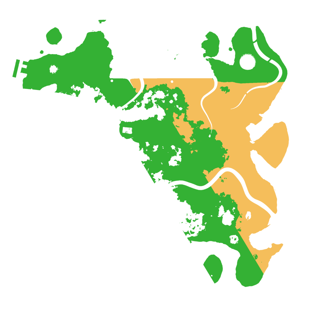 Biome Rust Map: Procedural Map, Size: 3500, Seed: 1127055624