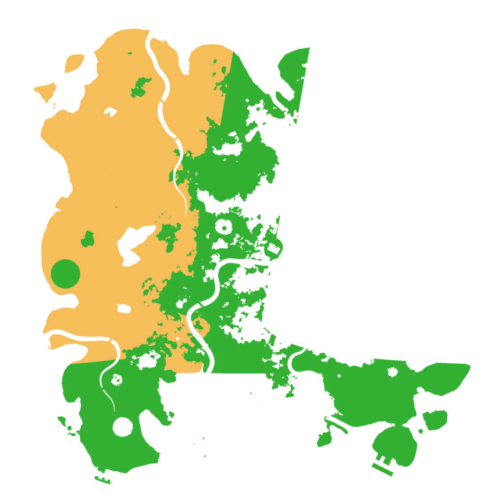 Biome Rust Map: Procedural Map, Size: 4500, Seed: 977