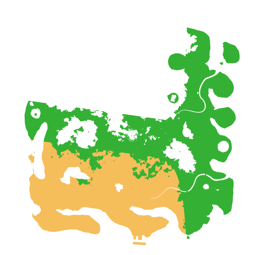 Biome Rust Map: Procedural Map, Size: 4000, Seed: 1099