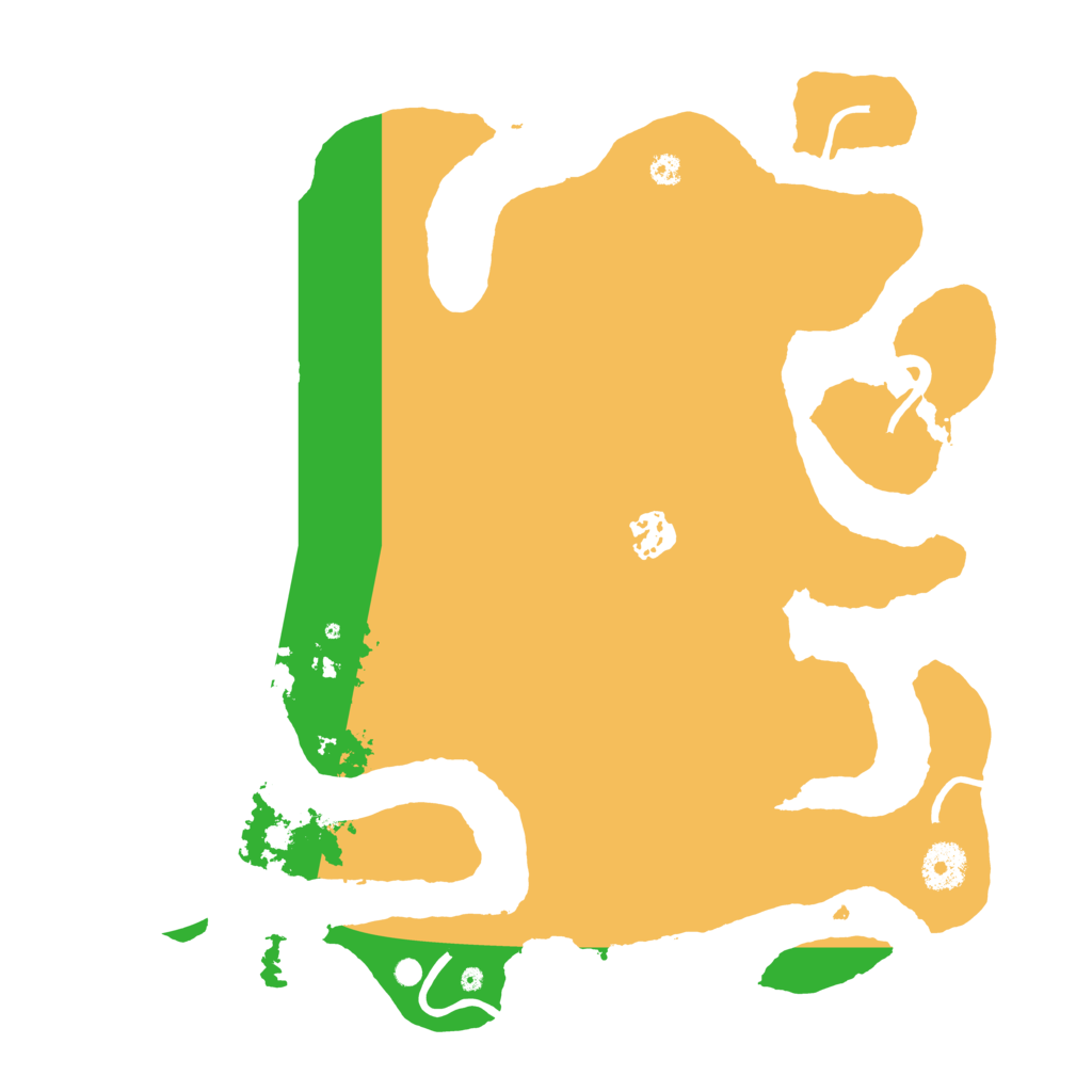 Biome Rust Map: Procedural Map, Size: 3500, Seed: 631475951