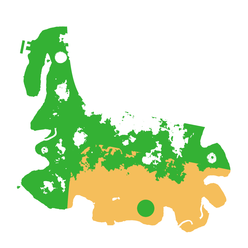Biome Rust Map: Procedural Map, Size: 3800, Seed: 23871119